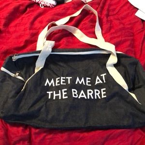 Cute gym bag!